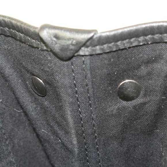 Balenciaga Black Canvas x Calfskin XS Navy Cabas 2way Crossbody 89ba629s - Picture 12 of 12